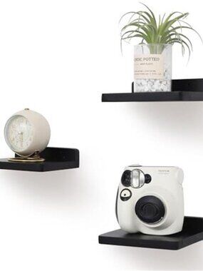 New Small Floating Shelf, 5x6 Inch Display Ledges for Wall,Mini Shelves,Rustic